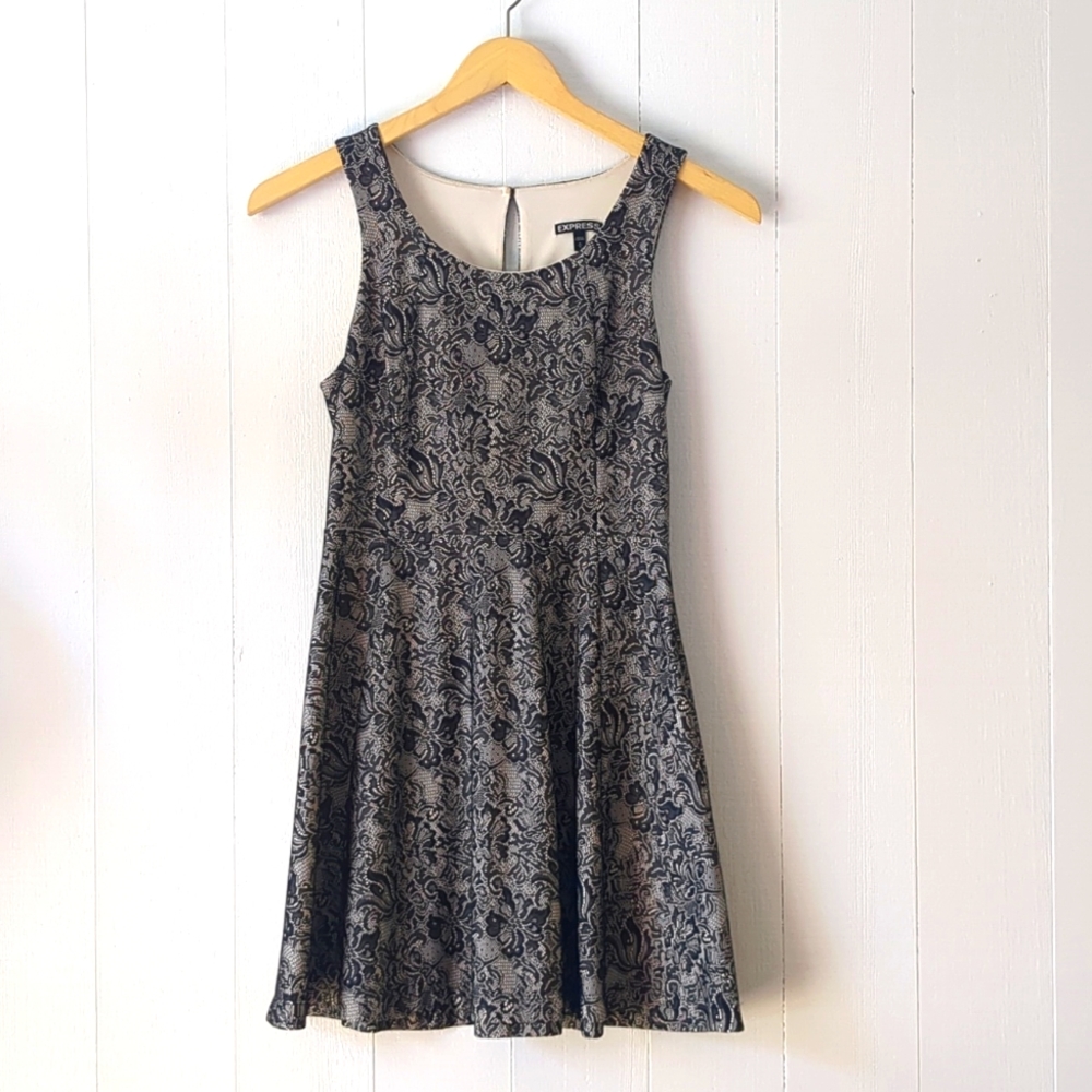 Black Lace Cocktail Dress
